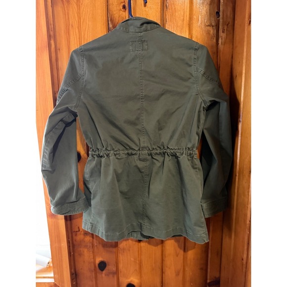 Universal Thread Utility Jacket Military Anorak Drawstring Waist Green size XS - Picture 2 of 3